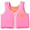 Sunnylife: Kids Float Vest 3-6 - Poppy the Peach - Neon Pink Fruit, Children Up To 66lbs, Pool & Water Jacket, Zip Front, Safety Strap, Natural Rubber